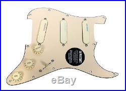 Fender Strat Loaded Pickguard Lace Sensor Pickups Blue Silver Red CR/AW