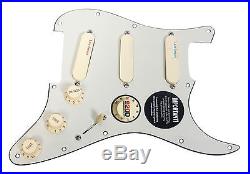 Fender Strat Loaded Pickguard Lace Sensor Pickups Blue Silver Red PA/AW