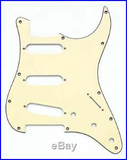 Fender Strat Loaded Pickguard with Lace Ultimate Triple Pickups Blue Silver Red