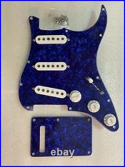 Fender Strat Loaded Tex Mex 11 hole Pickguard & Blackplate ALL NEW Fender parts