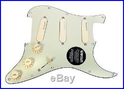 Fender Strat Parchment Loaded Pickguard Lace Sensor Blue Silver Red Eric Clapton