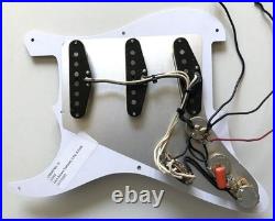 Fender Strat Stratocaster Loaded SSS Pickguard Custom Shop 57/62 Pickups