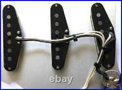 Fender Strat Stratocaster Loaded SSS Pickguard Custom Shop 57/62 Pickups