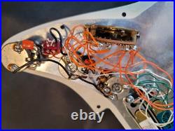 Fender Strat Ultra USA 1990's Loaded Pickguard HSS 2xRed/Gold/Blue RARE Fender Strat Ultra USA 1990's Loaded Pickguard HSS 2xRed/Gold/Blue RARE