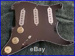 Fender Stratocaster LOADED PICKGUARD Strat Handwound Pribora 8 Hole B/WithB Assy