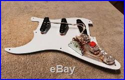 Fender Stratocaster LOADED PICKGUARD USA Strat'56 AVRI White 8 hole