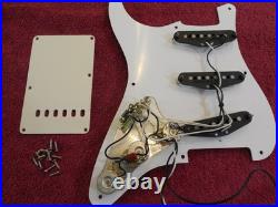 Fender Stratocaster Loaded Pickguard Classic Series 50's Pickups Excellent