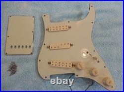 Fender Stratocaster Loaded Pickguard. Seymour Duncan Everything AXE Excellent