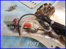 Fender Stratocaster Loaded Pickguard. Seymour Duncan Everything AXE Excellent