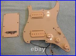 Fender Stratocaster Loaded Pickguard Seymour Duncan P- Rails Excellent