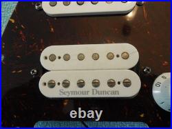 Fender Stratocaster Loaded Pickguard Texas Specials and Pearly Gates Excellent