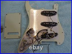 Fender Stratocaster Loaded Pickguard. Vintage Noiseless withS-1 Excellent