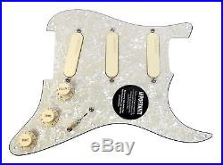 Fender Stratocaster Strat Clapton Lace Sensor Gold Loaded Pickguard AWP/AW