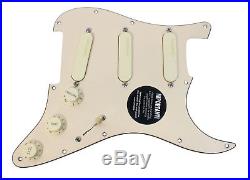 Fender Stratocaster Strat Clapton Lace Sensor Gold Loaded Pickguard CR/AW