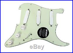 Fender Stratocaster Strat Lace Sensor Gold Loaded Pickguard MG/WH