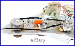 Fender Stratocaster Strat Lace Sensor Gold Loaded Pickguard PA/WH