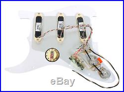 Fender Stratocaster Strat Lace Sensor Gold Loaded Pickguard WH/WH