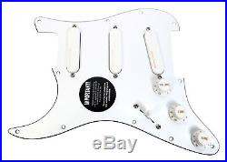 Fender Stratocaster Strat Lace Sensor Gold Loaded Pickguard WH/WH Left Hand