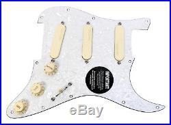Fender Stratocaster Strat Lace Sensor Gold Loaded Pickguard WP/AW
