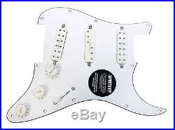Fender Stratocaster Strat Loaded Pickguard Duncan Everything Axe Pickups WH/WH