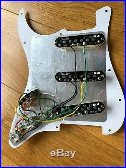 Fender Stratocaster Strat Loaded Pickguard With Fender Noiseless SCN Pickups