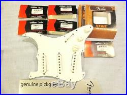 Fender Tex Mex Pickup Loaded Strat Pickguard All White 11 hole or 8 hole