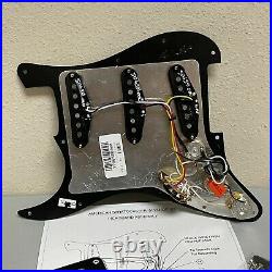 Fender Tex-Mex Stratocaster LOADED 3-Ply Black Pickguard Back Cover USA Strat