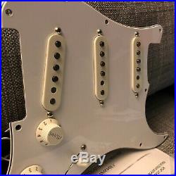 Fender Tex-Mex Stratocaster LOADED 3-Ply White Pickguard Cover USA Strat Pickups