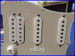 Fender USA Deluxe HSS Strat LOADED PICKGUARD Humbucker S-1 SCN Noiseless Pickups