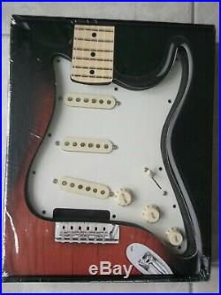 Fender strat original 57/62 loaded prewired parchment pickguard aged covers