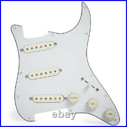 Fishman Fluence Loaded Pickguard For Strat With Active Single Width Pickup