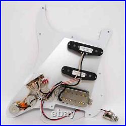 Fits Fender Strat Prewired Loaded Pickguard with Coil Splittin Alnico 5 Pickups