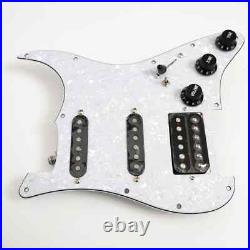 Fits Fender Strat Prewired Loaded Pickguard with Coil Splittin Alnico 5 Pickups