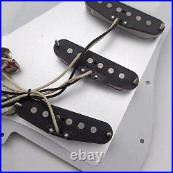 Flowers White Guitar Prewired Loaded Pickguard Fit Fender Stratocaster Strat