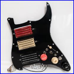 For Fender Strat Guitar HHH Prewired Loaded Pickguard Humbucker Pickups