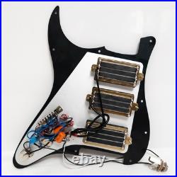 For Fender Strat Guitar HHH Prewired Loaded Pickguard Humbucker Pickups