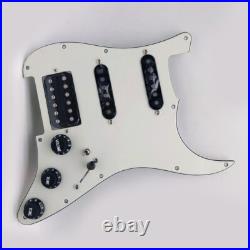 For Fender Strat Guitar Prewired Loaded Pickguard SSH Alnico 5 Humbucker Pickups