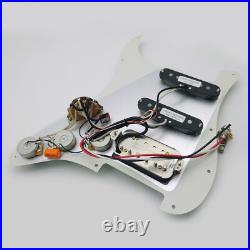 For Fender Strat Guitar Prewired Loaded Pickguard SSH Alnico 5 Humbucker Pickups
