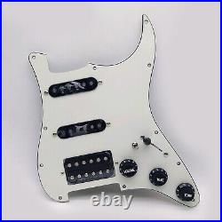 For Fender Strat Guitar Prewired Loaded Pickguard SSH Alnico 5 Humbucker Pickups