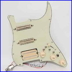 For Fender Strat Guitar Prewired Loaded Pickguard SSH Humbucker Pickups