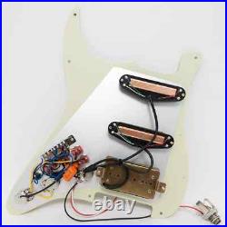 For Fender Strat Guitar Prewired Loaded Pickguard SSH Humbucker Pickups