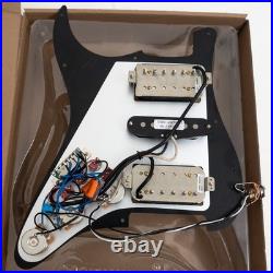 For Fender Strat Guitar Prewired Loaded Pickguard with HSH Ainico 5 Pickups