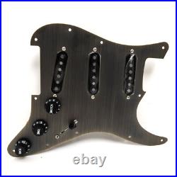 For Strat Guitar Prewired Loaded Pickguard Bronze Aluminum Alnico 5 Pickups Set