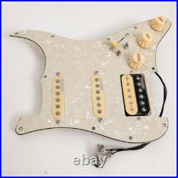 For Strat Guitar Prewired Loaded Pickguard Wilkinson Alnico 5 Humbucker Pickups