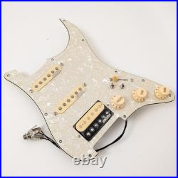 For Strat Guitar Prewired Loaded Pickguard Wilkinson Alnico 5 Humbucker Pickups