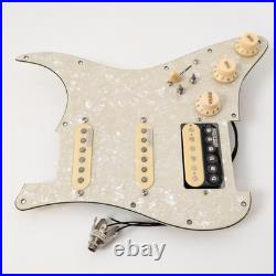 For Strat Guitar Prewired Loaded Pickguard Wilkinson Alnico 5 Humbucker Pickups