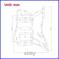 For Strat Guitar Prewired Loaded Pickguard Wilkinson Alnico 5 Humbucker Pickups