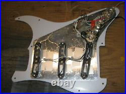 For sale, left handed fender strat loaded pickguard