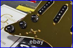 GOLDEN HEART Fender Loaded Stratocaster Pickguard POWERSHIFTER Gold Mirror