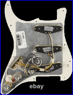 Genuine FENDER Pre-Wired TEXAS SPECIAL Loaded Strat 11-Hole PARCHMENT Pickguard